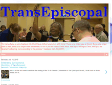 Tablet Screenshot of blog.transepiscopal.com